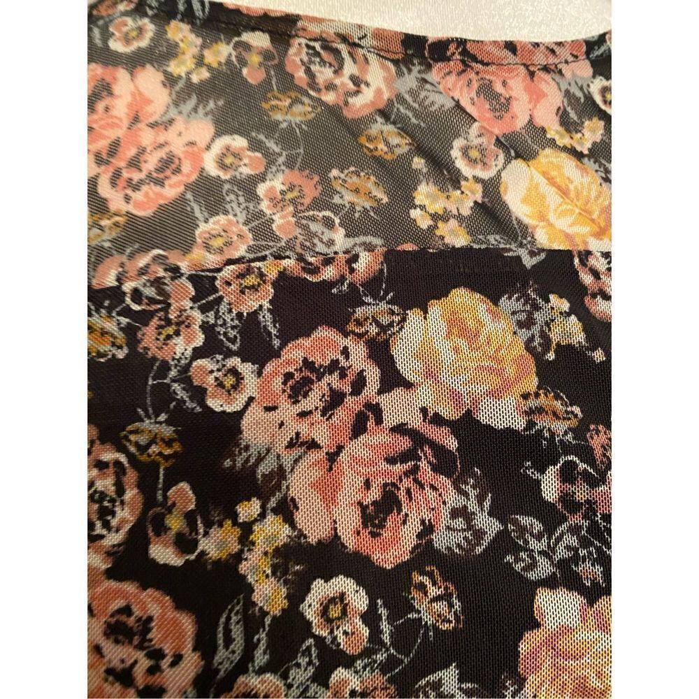 Floral Mesh Midi Dress size xs - Picture 8 of 9